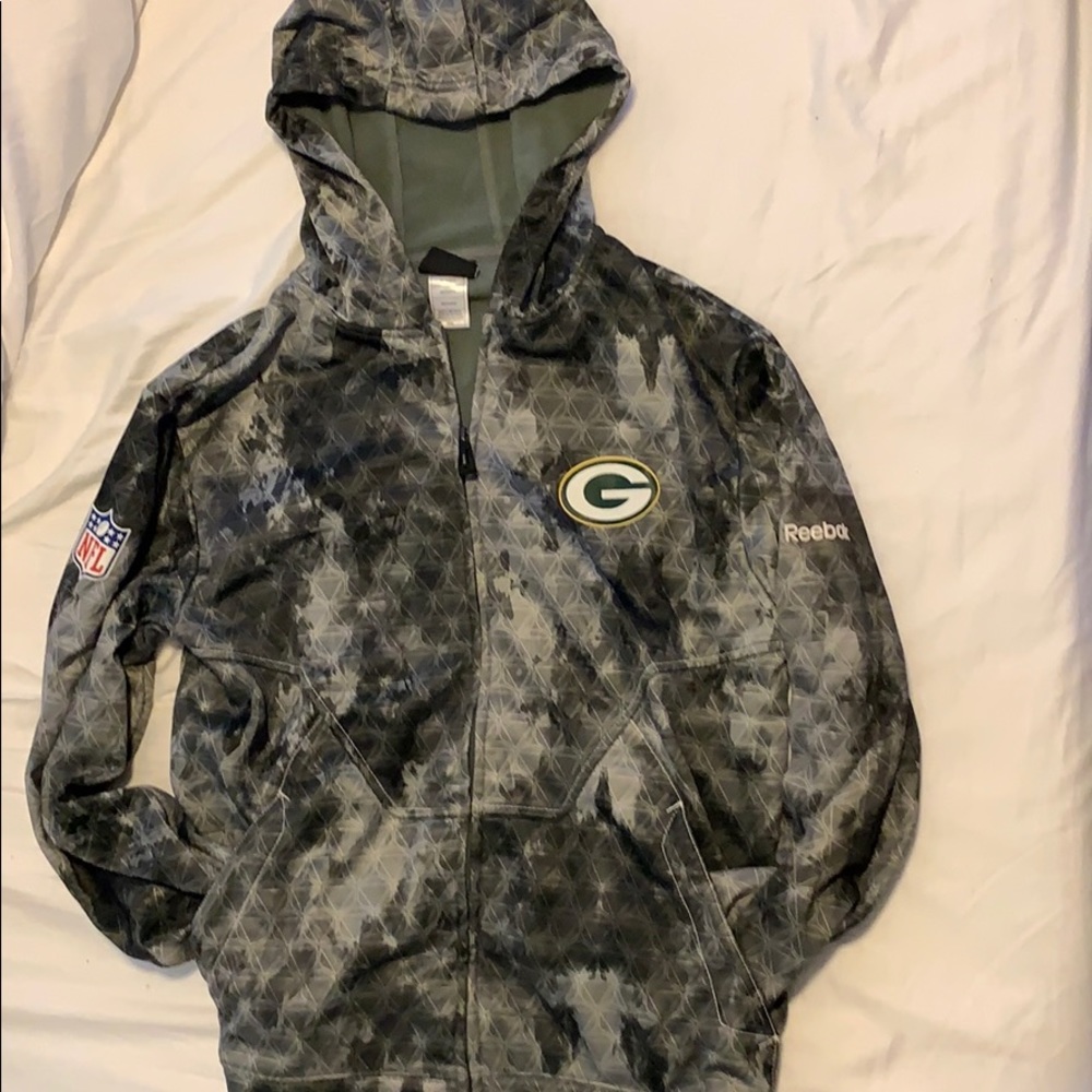 2010 Green Bay Packers sideline hooded jacket